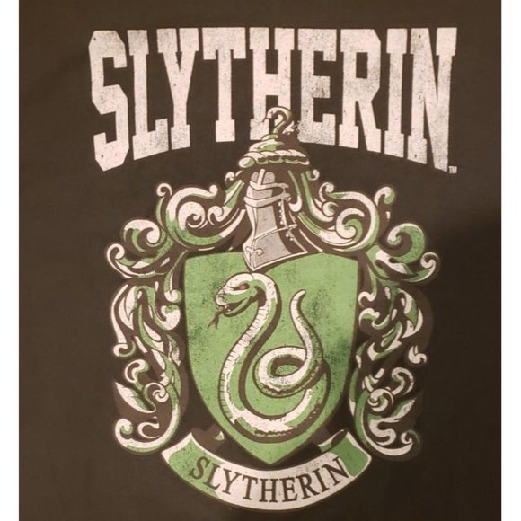 Harry Potter Slytherin House Large Black T-Shirt - Picture 2 of 3